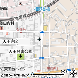 ＹＢ天王台周辺の地図