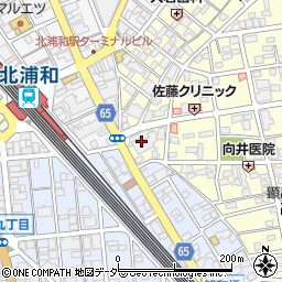 トモズ　北浦和東口店周辺の地図