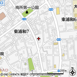 デイサービス ソラスト東浦和周辺の地図