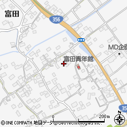 千葉県香取市富田周辺の地図