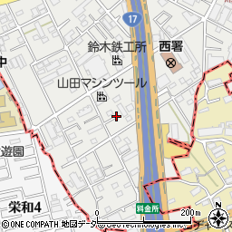 首都高速埼玉大宮線周辺の地図