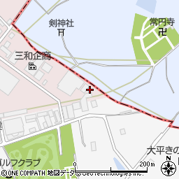 埼玉県飯能市下川崎171周辺の地図