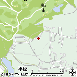 埼玉県飯能市平松558周辺の地図