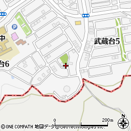 埼玉県日高市武蔵台5丁目11-13周辺の地図
