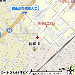 埼玉県狭山市東三ツ木304周辺の地図