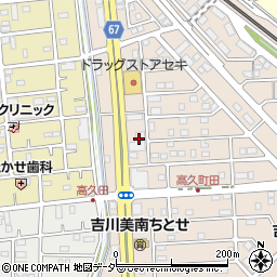 白桜苑吉川周辺の地図