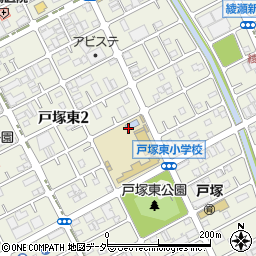 埼玉県川口市戸塚東周辺の地図