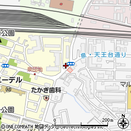 マークテラス天王台周辺の地図