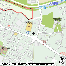 千葉県柏市篠籠田1465-3周辺の地図