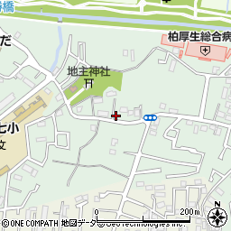 千葉県柏市篠籠田656周辺の地図