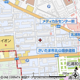 埼玉県ときわ職員住宅周辺の地図
