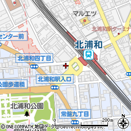 えび豚骨ラーメン 真面目 北浦和店周辺の地図
