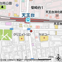 天王台駅前歯科周辺の地図