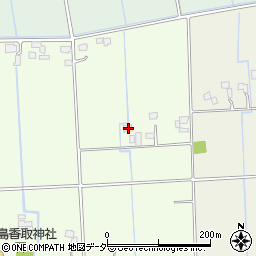 茨城県稲敷郡河内町猿島132周辺の地図