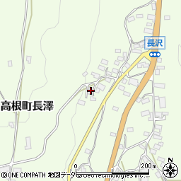 山梨県北杜市高根町長澤1630周辺の地図