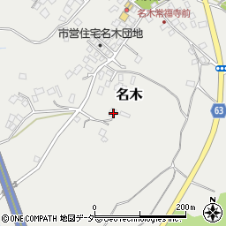 千葉県成田市名木875周辺の地図