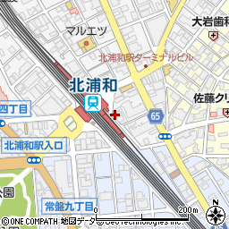 ファミリーマート北浦和東口駅前店周辺の地図