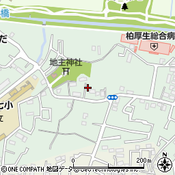 千葉県柏市篠籠田656-1周辺の地図