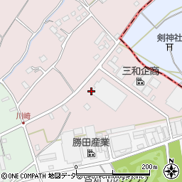 埼玉県飯能市下川崎187周辺の地図