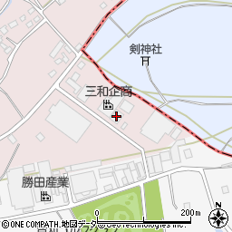 埼玉県飯能市下川崎168周辺の地図
