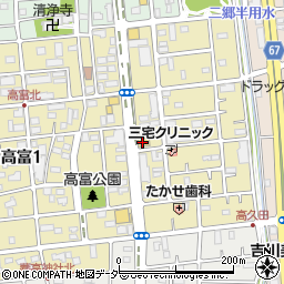 夢庵 吉川店周辺の地図