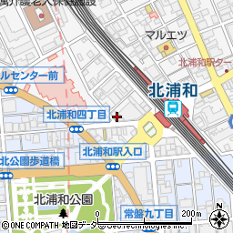 シェーン英会話　北浦和校周辺の地図