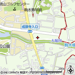 千葉県流山市駒木822周辺の地図