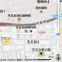 錬金堂・我孫子天王台店周辺の地図