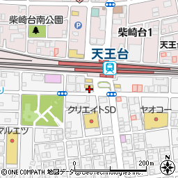 トライプラス天王台駅前校周辺の地図