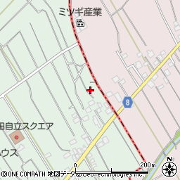 埼玉県狭山市中新田8周辺の地図
