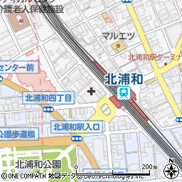 埼玉県さいたま市浦和区北浦和4丁目5周辺の地図