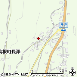 山梨県北杜市高根町長澤1636周辺の地図