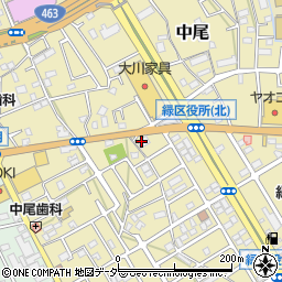 川口信用金庫浦和中尾支店周辺の地図
