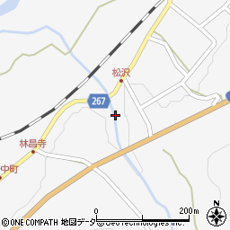 長野県木曽町（木曽郡）日義（松沢）周辺の地図