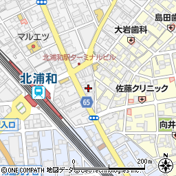 埼玉りそな銀行北浦和支店周辺の地図