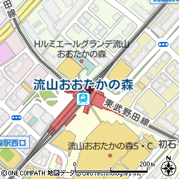 株式会社吉野家　ＴＸ流山おおたかの森店周辺の地図