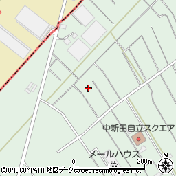埼玉県狭山市中新田周辺の地図