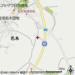 千葉県成田市名木765周辺の地図