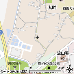 千葉県流山市大畔351-2周辺の地図