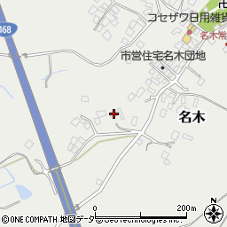 千葉県成田市名木907周辺の地図