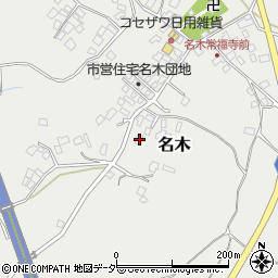 千葉県成田市名木872周辺の地図