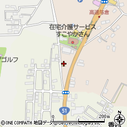 ローソン佐原与倉店周辺の地図