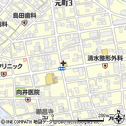 焼肉 炭火亭 元町店周辺の地図