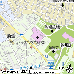さいたま市浦和駒場体育館周辺の地図