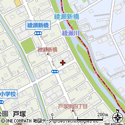 セブンイレブン川口戸塚東４丁目店周辺の地図