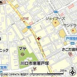 夢庵 東川口店周辺の地図