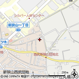 埼玉県狭山市東三ツ木89周辺の地図