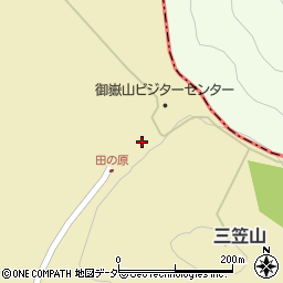 長野県木曽郡王滝村田ノ原周辺の地図