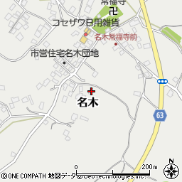千葉県成田市名木865周辺の地図