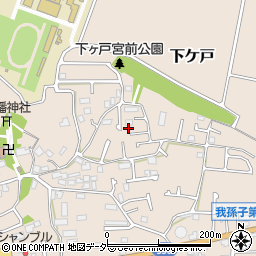 千葉県我孫子市下ケ戸707-10周辺の地図